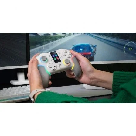 Mars Gaming MGP-V3 Gamepad Inalámbrico Blanco – Triple Conexión, Joysticks Hall Effect, PC/Switch/Android Mars Gaming MGP-V3 Gamepad Inalámbrico Blanco – Triple Conexión, Joysticks Hall Effect, PC/Switch/Android